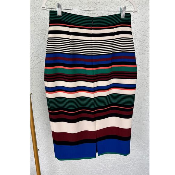 NWOT Badgley Mischka 2-Piece Striped Pencil Skirt & Sleeveless Top Set - Picture 6 of 13